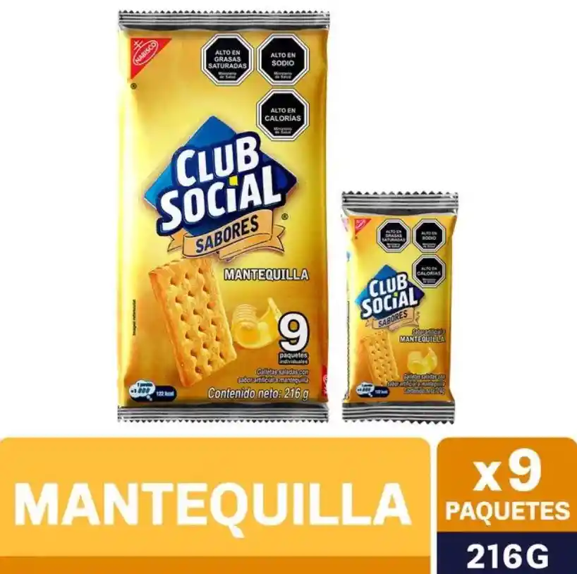 Galleta Club Social Mantequilla 24grs