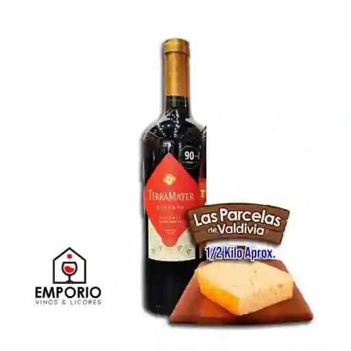 Vino Terramater Reserva + Queso Las Parcelas De Valdivia