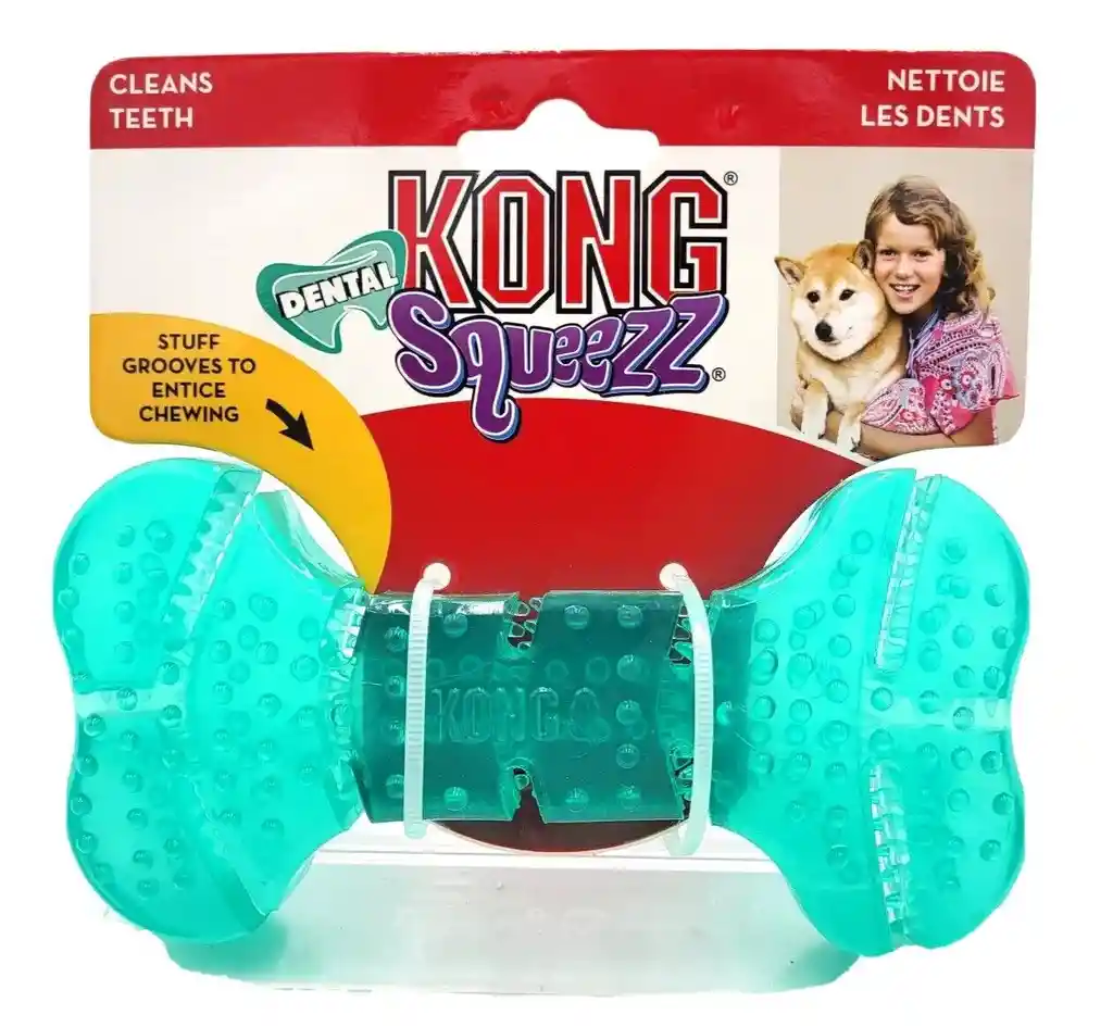 Kong Squeezz Dental Bone M