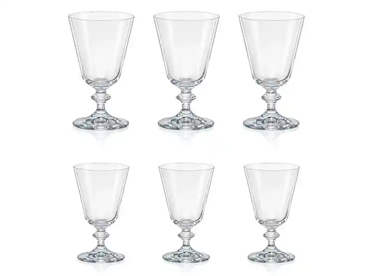 Set 6 Copas Bohemia Bella 350 Ml