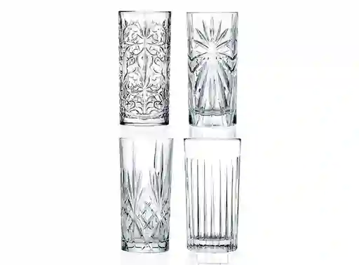 Set 4 Vasos Altos Rcr Moxology