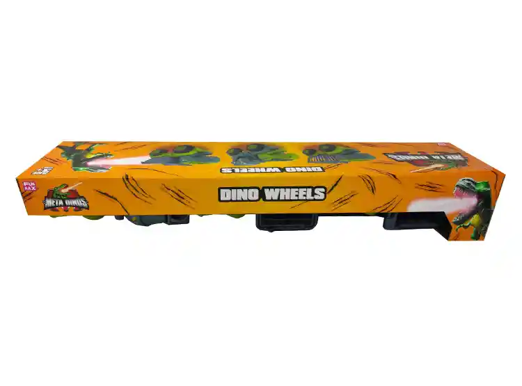 Vehículo Free Wheels Metadino Dinosaurio Truck 3 Pack