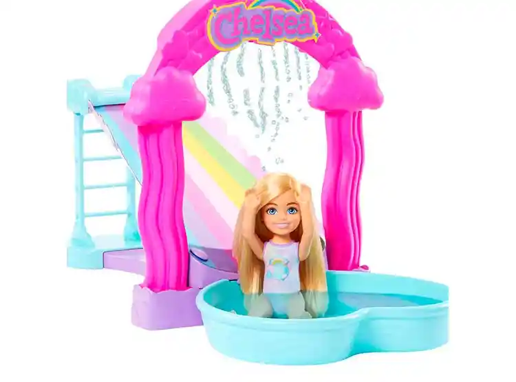 Set De Juego Barbie Chelsea Resbaladilla De Agua