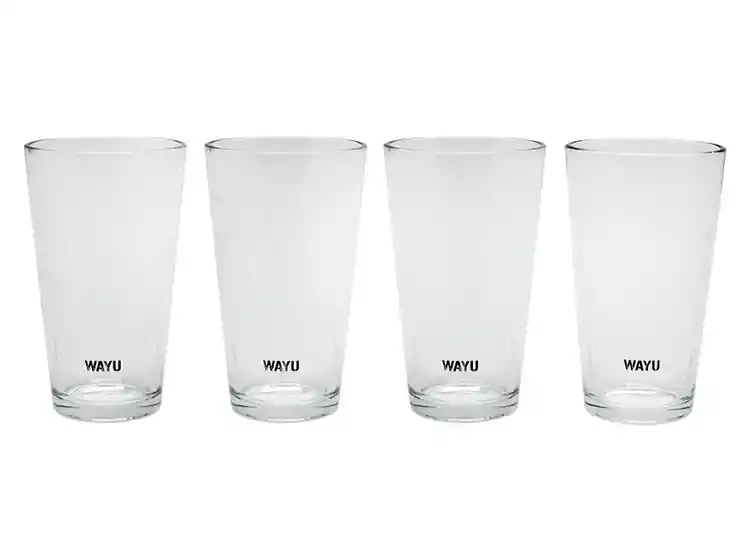 Set Vasos Wayu Vidrio X4