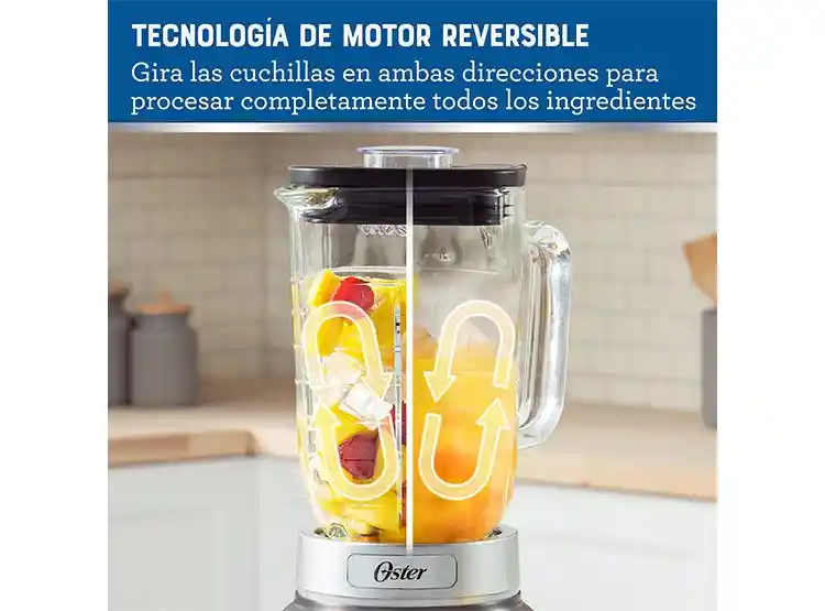 Licuadora Osterizer Max Con Vaso De Vidrio De 1,75 L