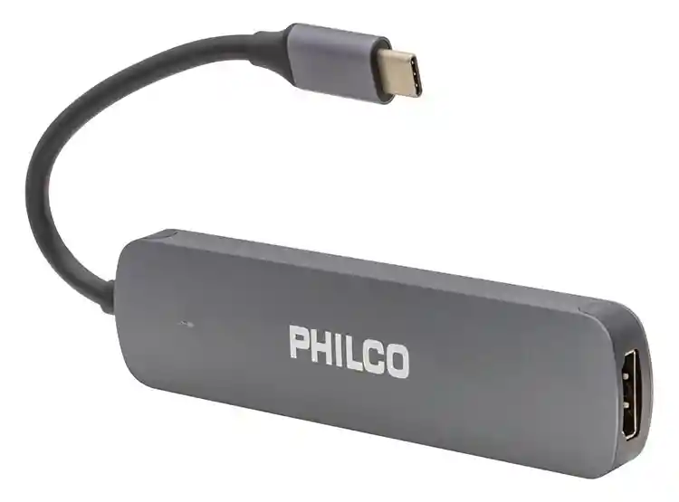 Hub Philco 6 En 1 Tipo C A Hdmi+usb 3.0