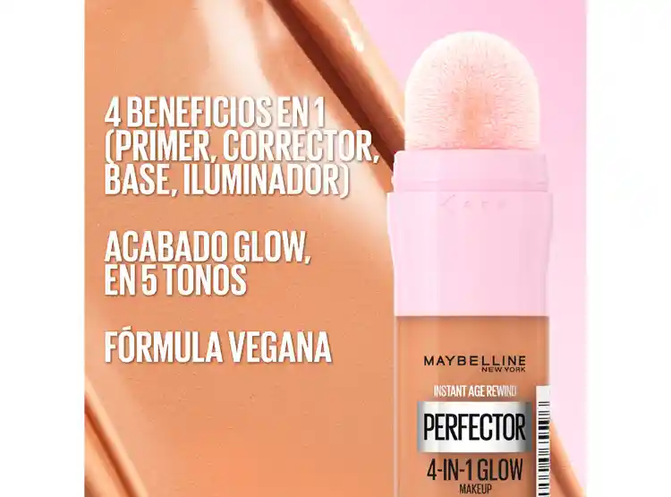 Base De Maquillaje 4 En 1 Maybelline Perfect Glow