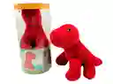 Peluche Dinopark Brontosaurio Rojo