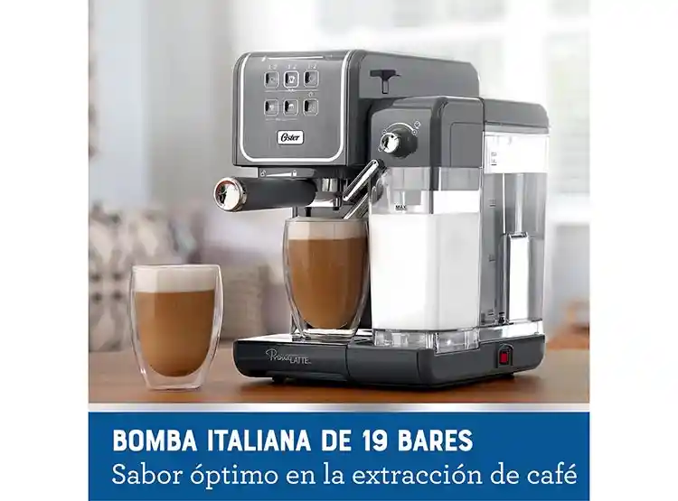 Cafetera Oster® Primalatte™ Touch Gris Bvstem6801m