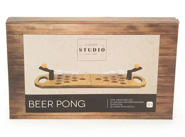 Juego De Mesa Classic Beer Pong