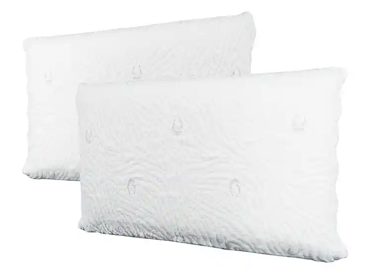 Set Almohadas Flex Salus Viscoelastica King