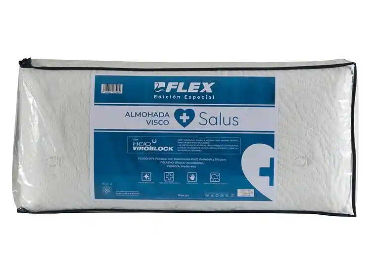 Set Almohadas Flex Salus Viscoelastica King