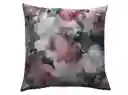 Cojin Ripley Home Velvet Flores Rosa