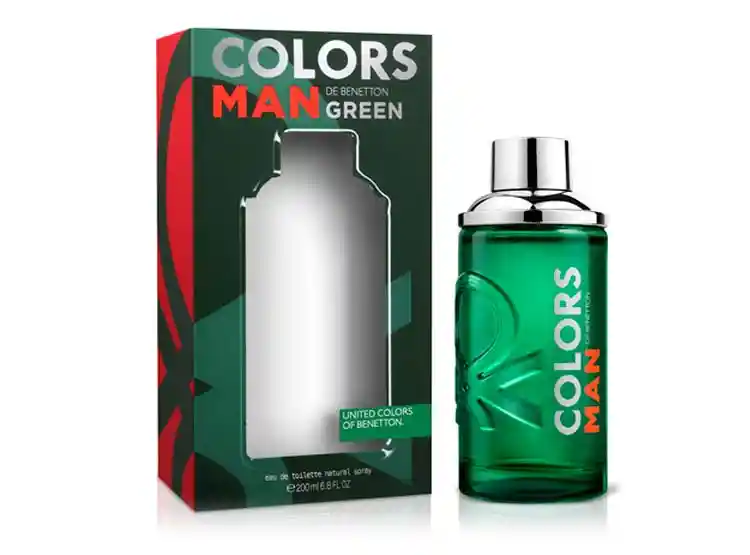 Perfume Benetton Colors Green Hombre Edt 200 Ml