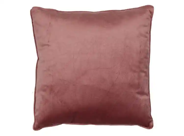 Cojin Ripley Home Velvet Palo Rosa 45 X 45 Cm