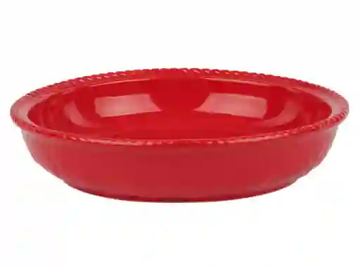 Fuente Redonda Ripley Home Embossed Rojo 30 Cm