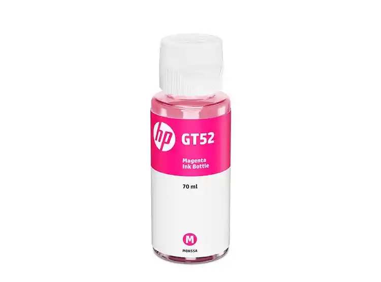 Botella Tinta Hp Original Gt52 Magenta 70ml