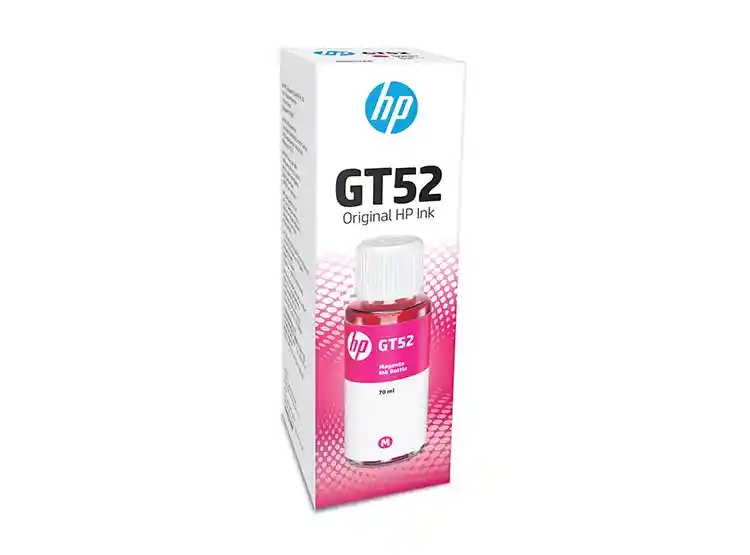 Botella Tinta Hp Original Gt52 Magenta 70ml