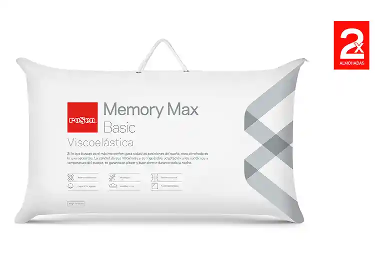 Set 2 Almohadas Rosen Memory Max King