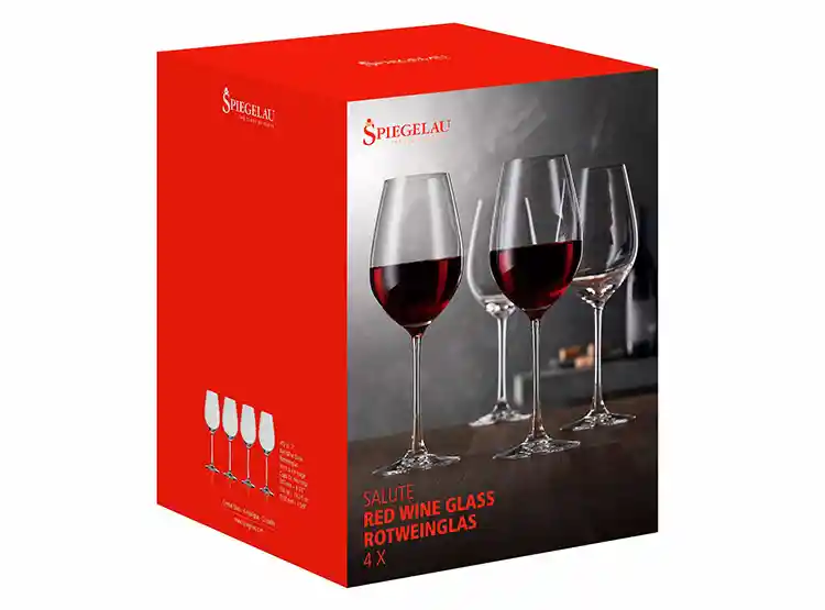 Set De Copas Spiegelau Salute Tinto 4 Piezas 550 Ml