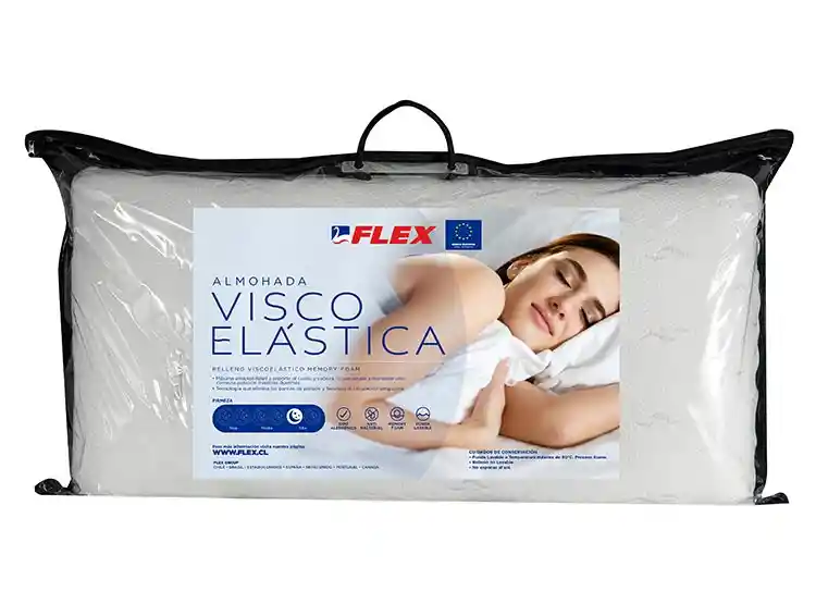 Set Almohadas Flex Viscoelastica 84x40