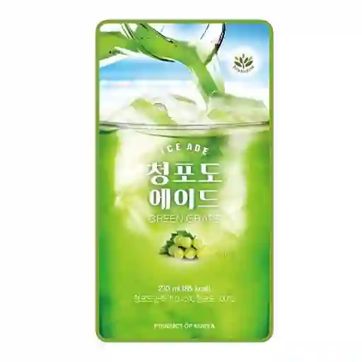 Pouch Coreano Uva Verde 230ml