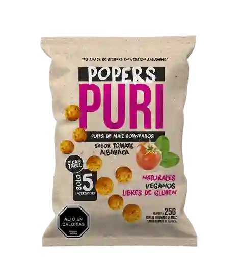 Poppers Tomate Albahaca