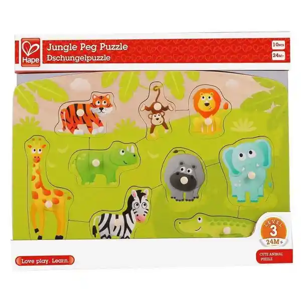 Puzzle Jungle Peg - Hape