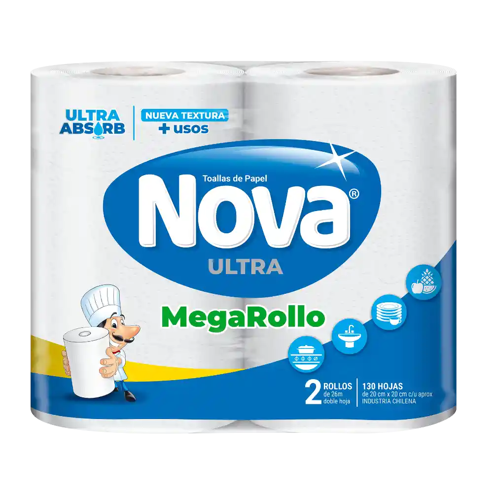 Nova Ultra Megarrollo Doble Hoja