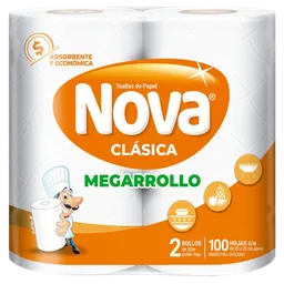 Nova Clasica 2 Rollos 100 Hojas