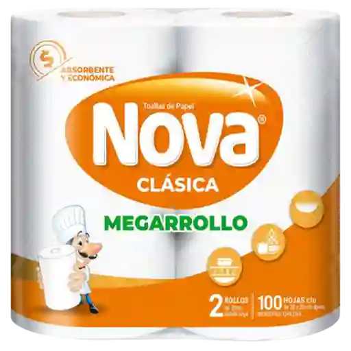 Nova Clasica 2 Rollos 100 Hojas