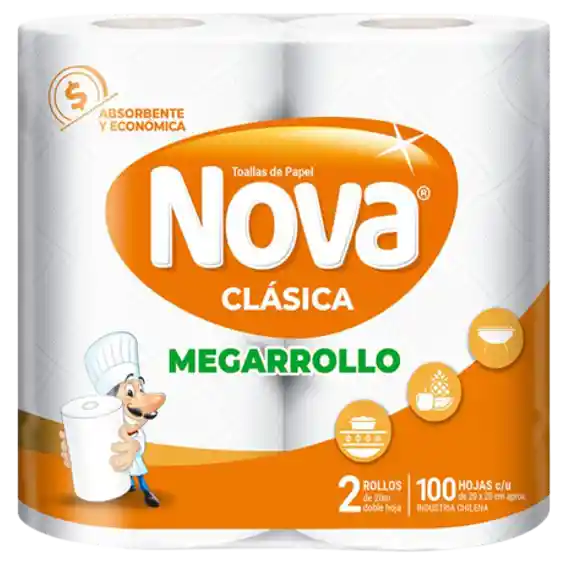 Nova Clasica 2 Rollos 100 Hojas