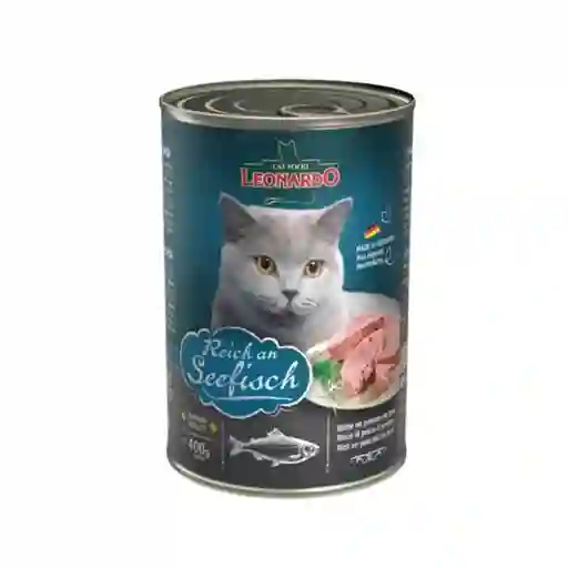 Leonardo, Alimento Húmedo Para Gatos, Sabor Pescado (400 Gr)