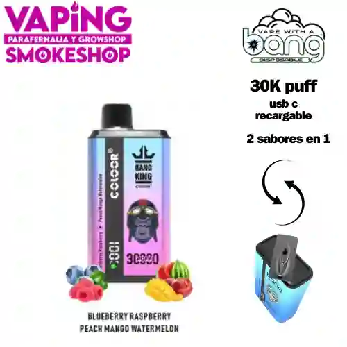 Bang 30k Blueberry Raspberry / Peach Mango Watermelon