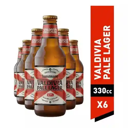 Kustmann Valdivia Pale Lager Pack 6 Cervezas 330cc