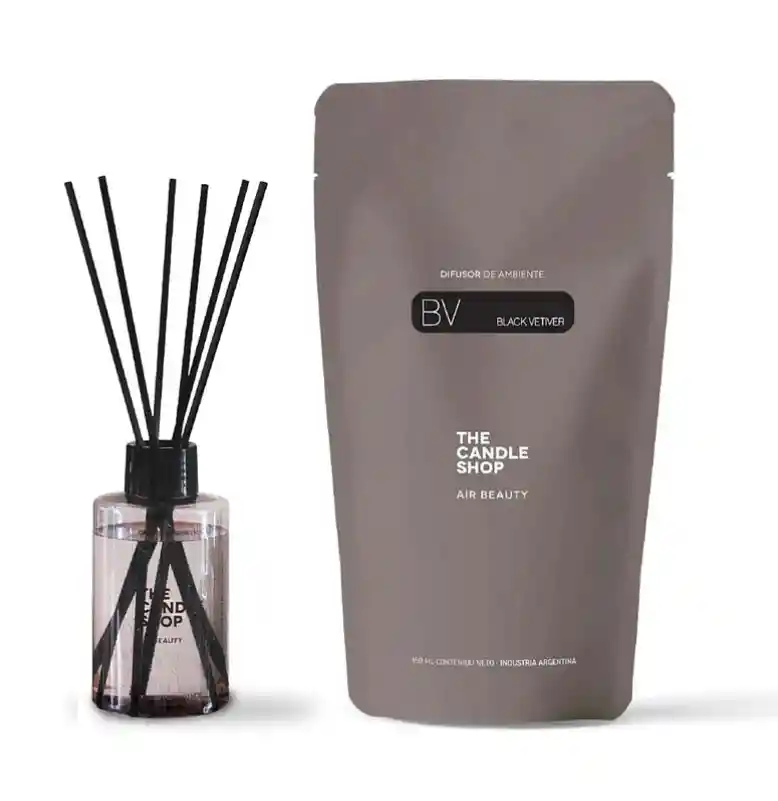 Difusor De Ambiente Basic Black Vetiver