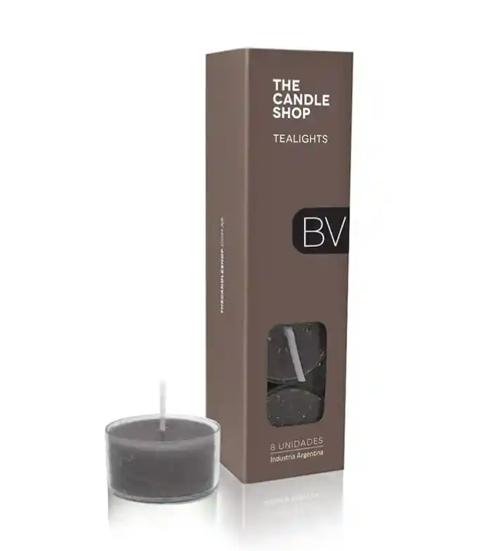 Tealights Black Vetiver