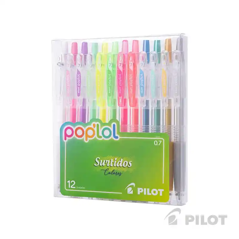 Poplol 12 Colores Lollipop