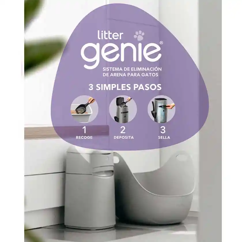 Litter Genie Basurero Para Arena Sanitaria