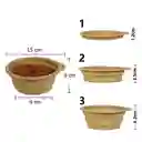 Plato Plegable De Paseo Comedero Portatil Para Mascotas 15 Cm (amarillo)