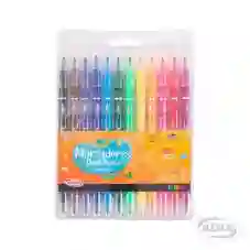 Set Brush Pen Kids Doble Punta