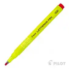 Set Marcadores Lettering Pen Rojo