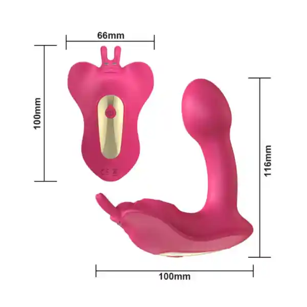 Vibrador Y Succionador Mambo Con Control