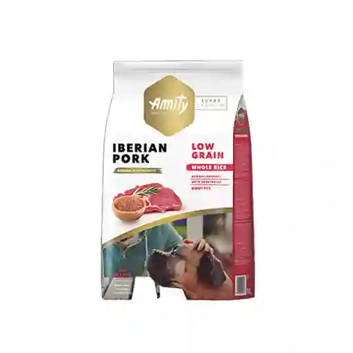 Alimento Perro Amity Low Grain Cerdo Iberico 14kg