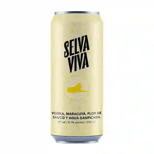 Selva Viva Vodka Maracuyá Flor De Sauco