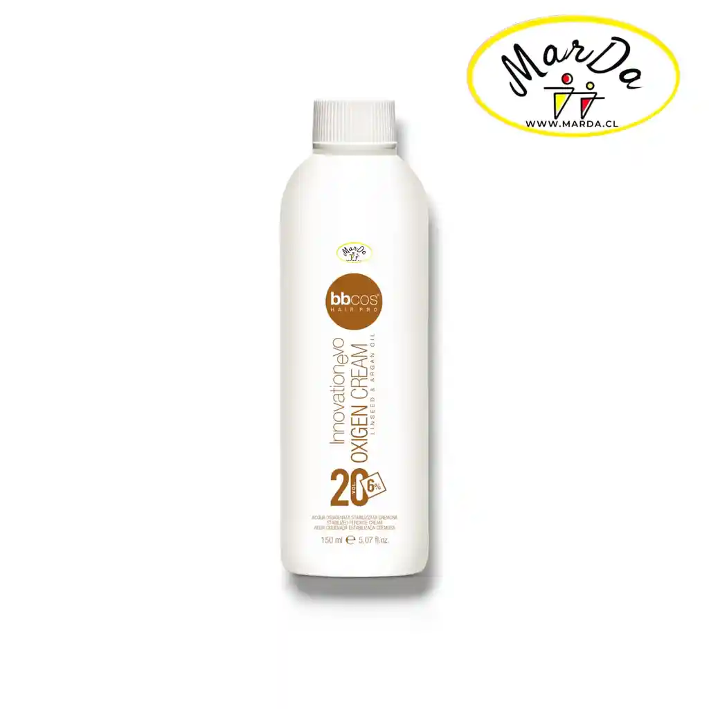 Agua Oxigenada Innovation Evo 20 Volumen Oxidante En Crema 150 Ml