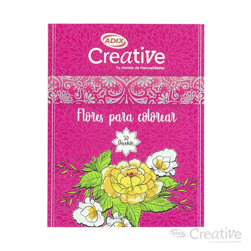 Libro Para Pintar Flores