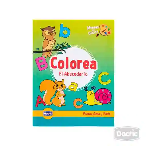 Libro Abecedario Para Colorear