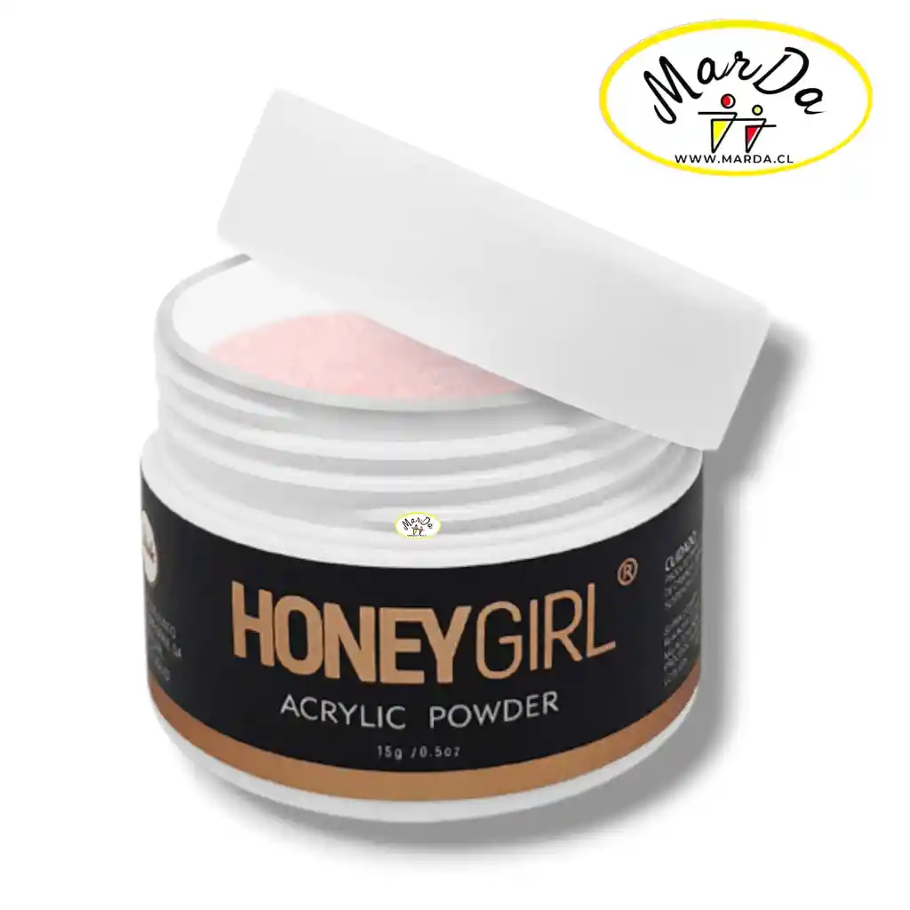 Polimero O Acrilico En Polvo Color Pink Honey Girl Para Manicure O Pedicure 15 Gramos