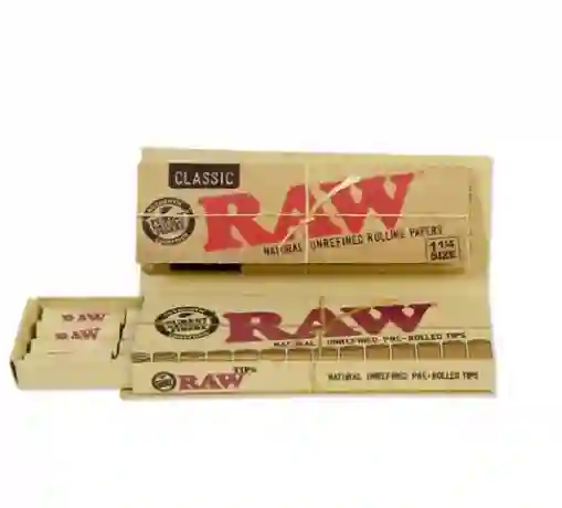 Papelillos Raw Connoisseur 1 1/4 + Pre Rolled Tips